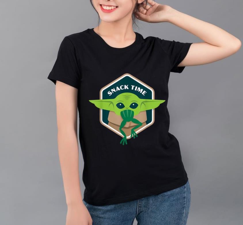 Original Star Wars The Mandalorian Baby Yoda Snack Time shirt 4 - Original Star Wars The Mandalorian Baby Yoda Snack Time shirt