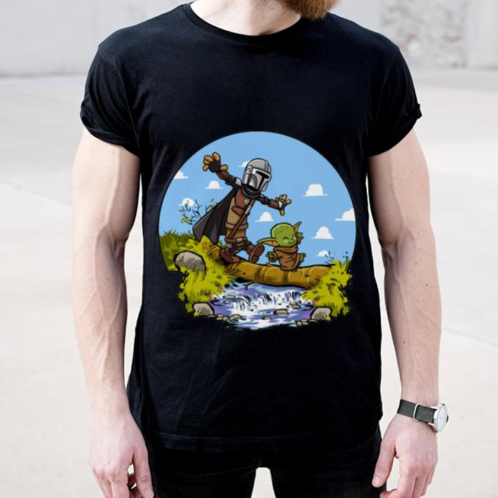 Original Stormtrooper And Baby Yoda Walking On The River shirt 4 - Original Stormtrooper And Baby Yoda Walking On The River shirt