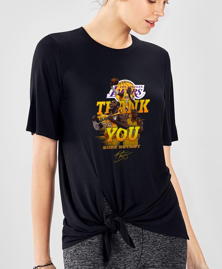 Original Thank you Kobe Bryant Los Angeles Lakers signature shirt 4 - Original Thank you Kobe Bryant Los Angeles Lakers signature shirt