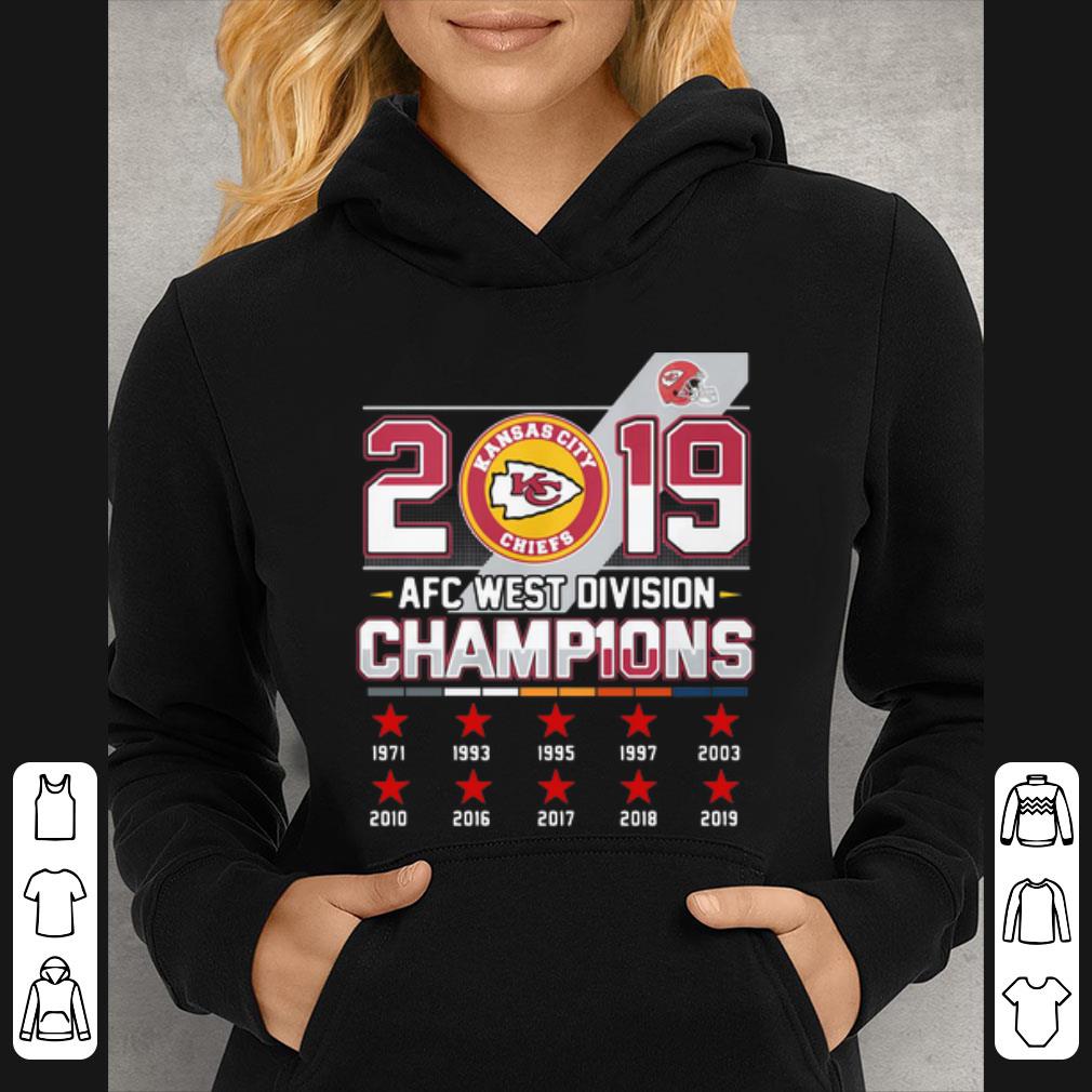 Premium 2019 AFC West Division Champions Kansas City Chiefs shirt 4 - Premium 2019 AFC West Division Champions Kansas City Chiefs shirt