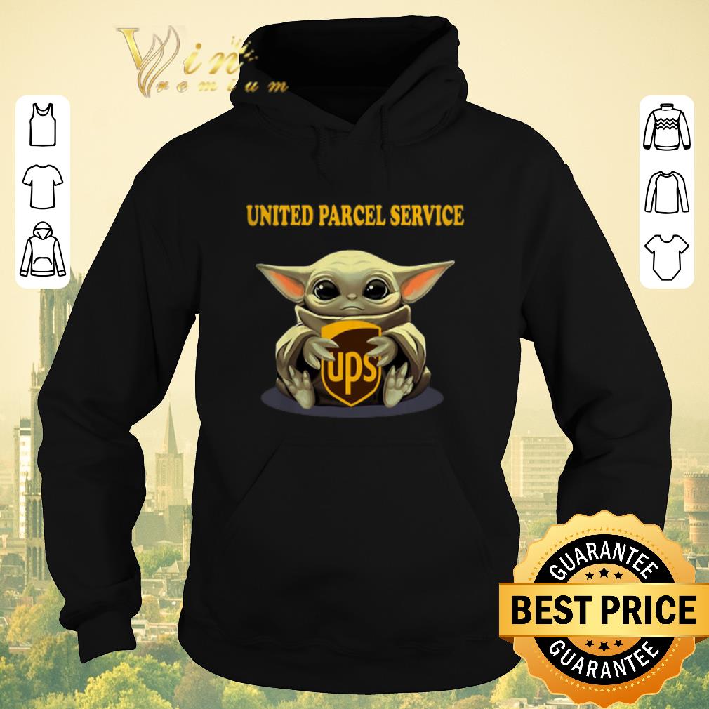 Premium Baby Yoda Hug United Parcel Service Star Wars Mandalorian shirt sweater 4 - Premium Baby Yoda Hug United Parcel Service Star Wars Mandalorian shirt sweater