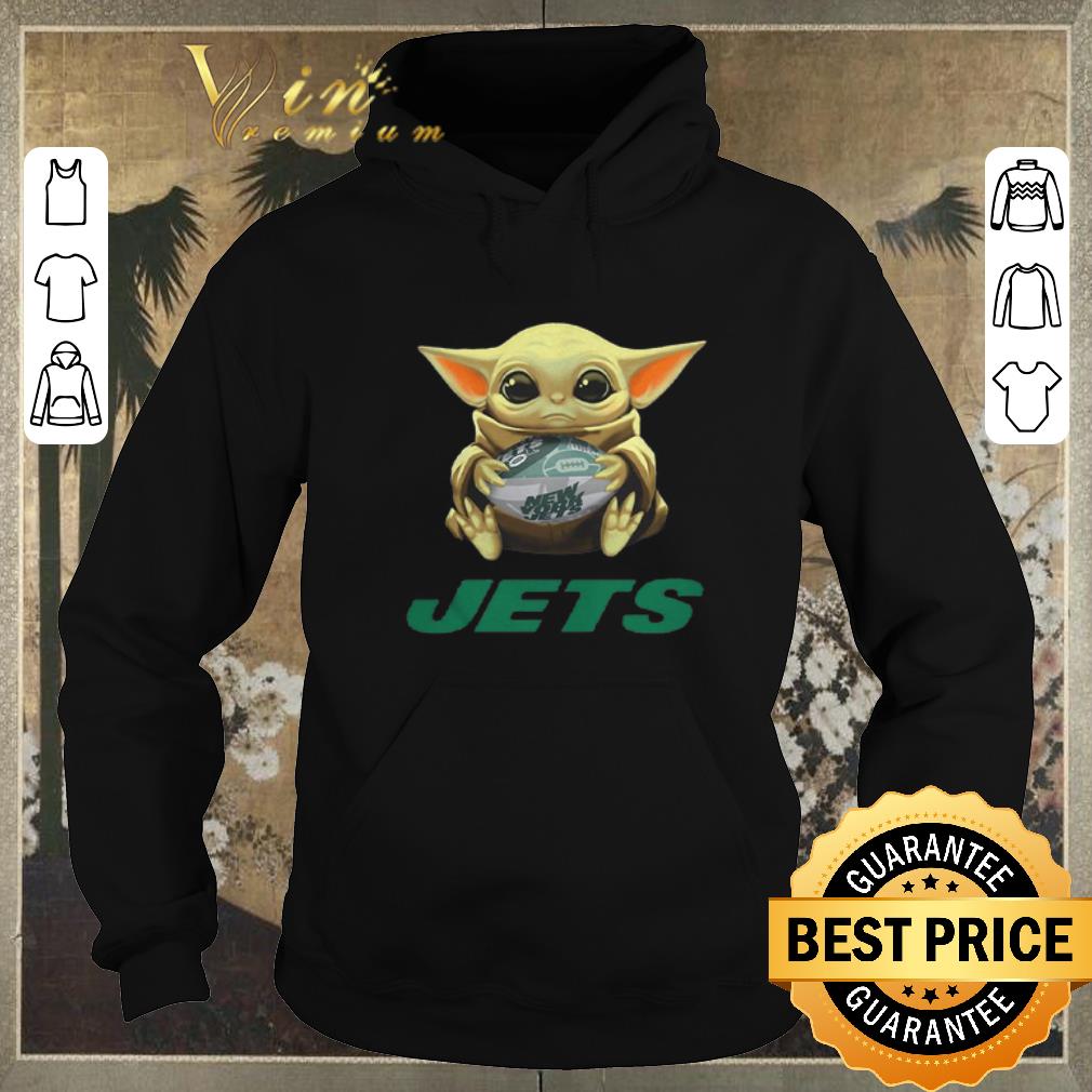 Premium Baby Yoda hug New York Jets Star Wars Mandalorian shirt sweater 4 - Premium Baby Yoda hug New York Jets Star Wars Mandalorian shirt sweater