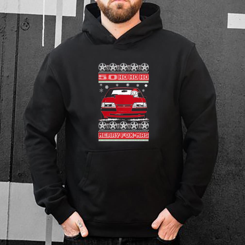 Premium Car 5 0 ho ho ho merry foxmas ugly christmas shirt 4 - Premium Car 5.0 ho ho ho merry foxmas ugly christmas shirt