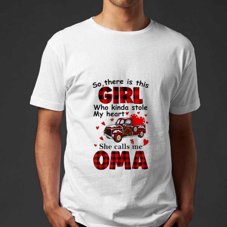 Premium Christmas Girl Who Kinda Stole My Heart She Calls Me Oma shirt 4 - Premium Christmas Girl Who Kinda Stole My Heart She Calls Me Oma shirt