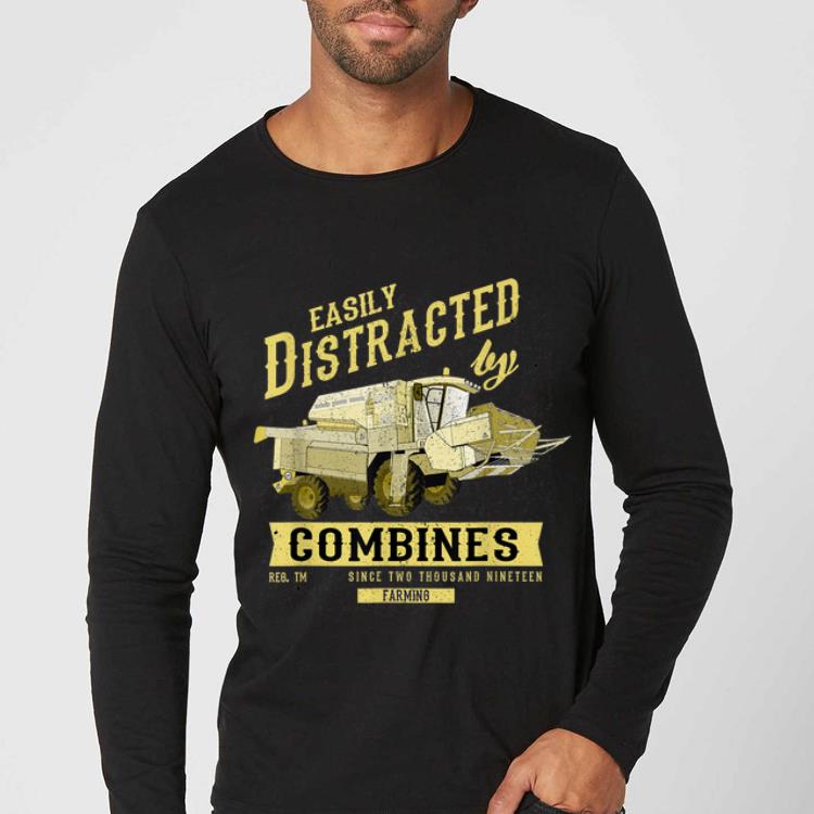 Premium Distracted By Combine Harvester Since 2019 Farming shirt 4 - Premium Distracted By Combine Harvester Since 2019 Farming shirt