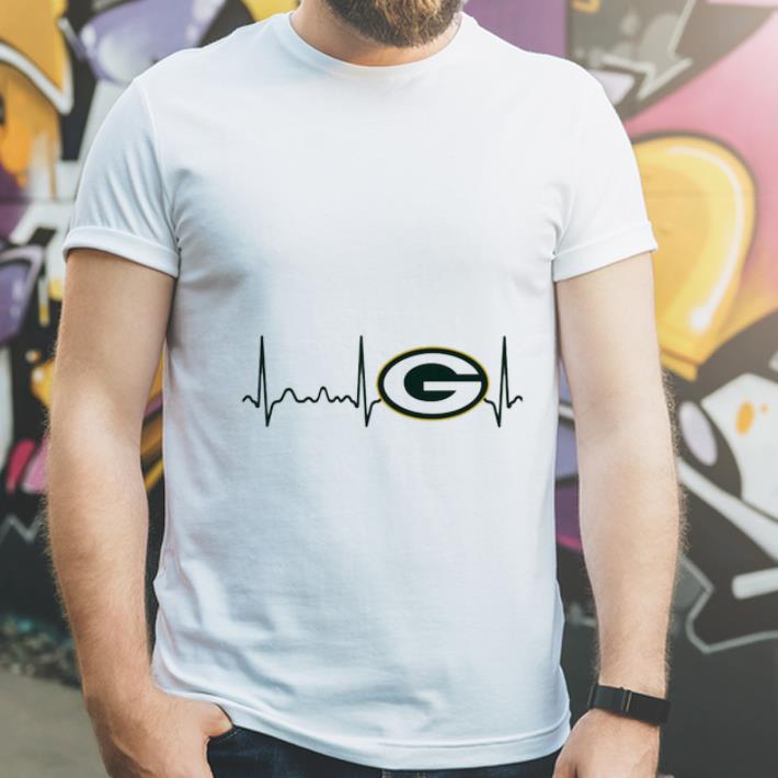 Premium Green Bay Packers heartbeat shirt 4 - Premium Green Bay Packers heartbeat shirt