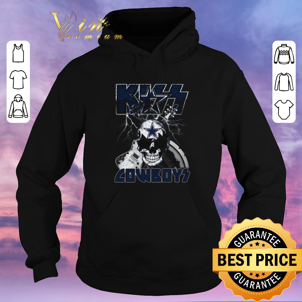 Premium Kiss Cowboys Dallas Cowboys Guitar Skull shirt sweater 4 - Premium Kiss Cowboys Dallas Cowboys Guitar Skull shirt sweater