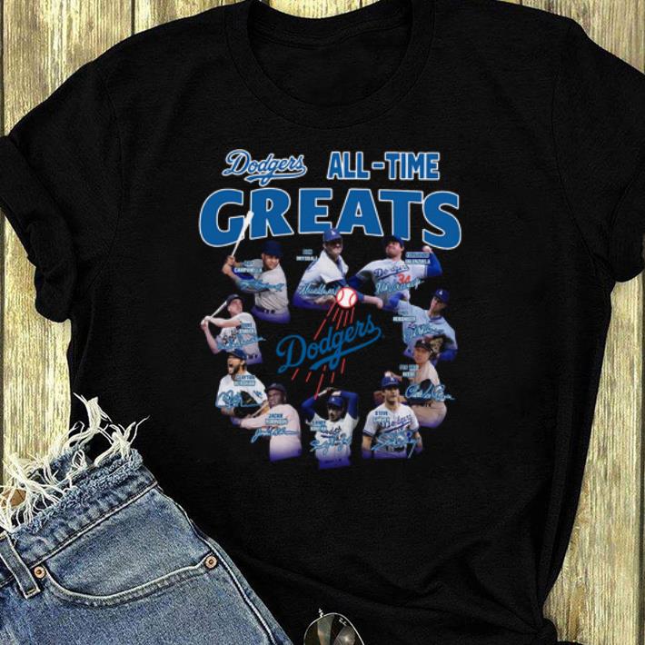 Premium Los Angeles Dodgers all time great players signatures shirt 4 - Premium Los Angeles Dodgers all time great players signatures shirt