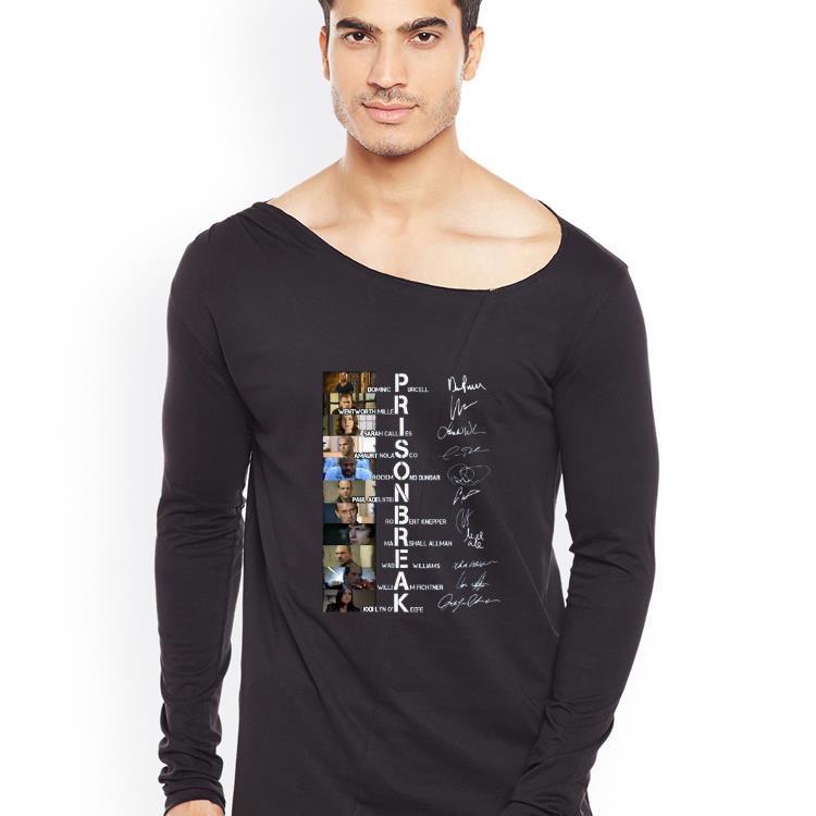 Premium Prison Break Dominic Purcell Wentworth Miller signatures shirt 4 - Premium Prison Break Dominic Purcell Wentworth Miller signatures shirt