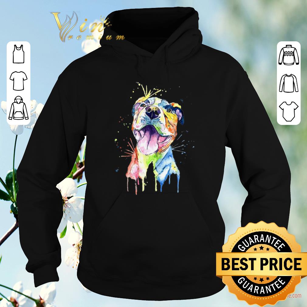 Premium Resting Pitbull Face Artistic Colors shirt sweater 4 - Premium Resting Pitbull Face Artistic Colors shirt sweater