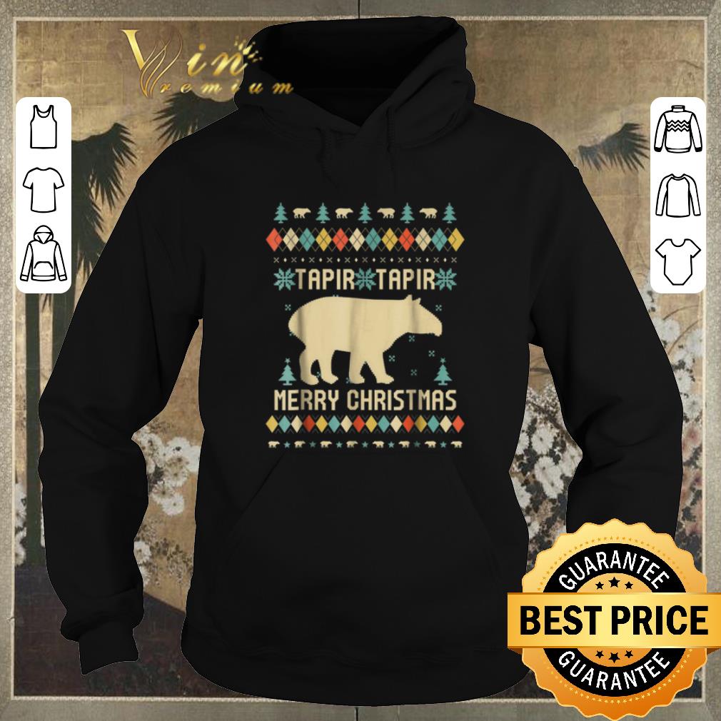 Premium Tapirus Tapir Merry Christmas ugly shirt sweater 4 - Premium Tapirus Tapir Merry Christmas ugly shirt sweater