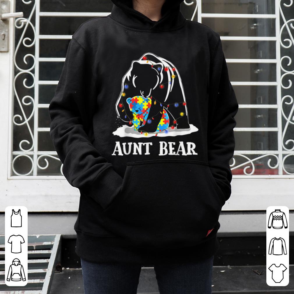 Pretty Aunt Bear Autism Awareness shirt 4 - Pretty Aunt Bear Autism Awareness shirt