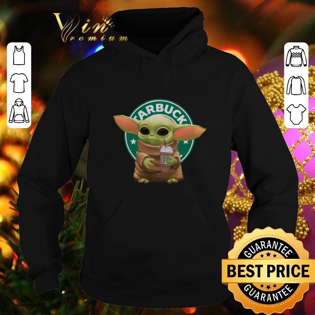 Pretty Baby Yoda hold Starbucks Logo shirt 4 - Pretty Baby Yoda hold Starbucks Logo shirt