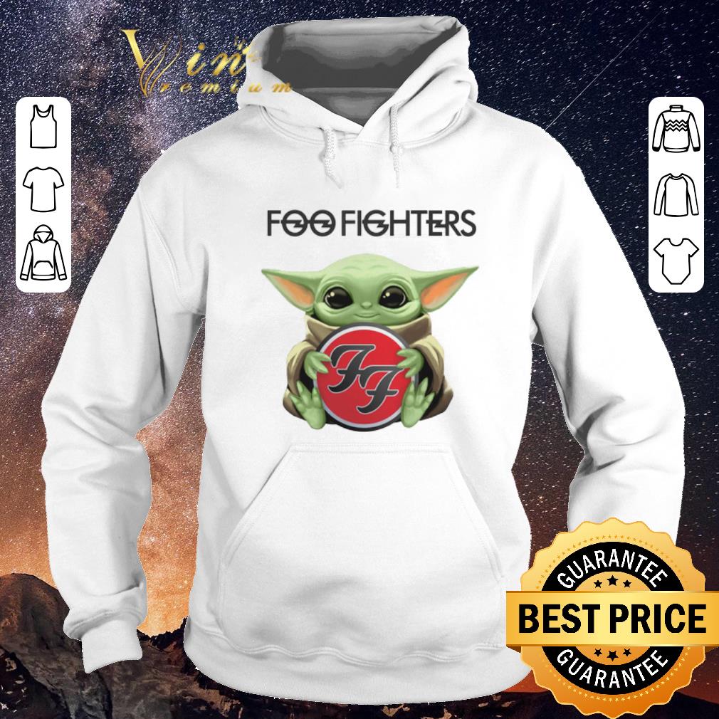 Pretty Baby Yoda hug Foo Fighters shirt sweater 4 - Pretty Baby Yoda hug Foo Fighters shirt sweater