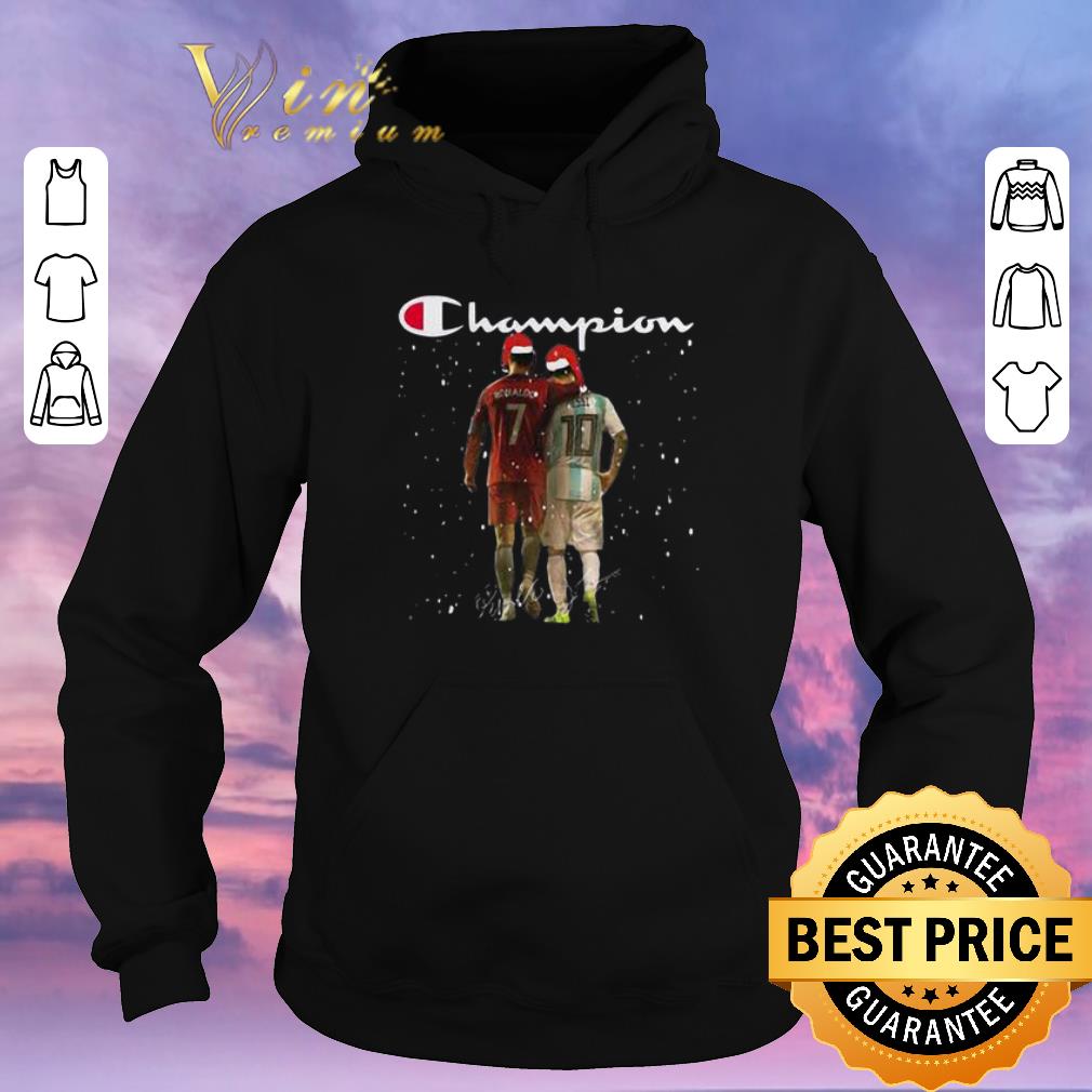 Pretty Christmas Champion Santa Cr Ronaldo And Messi shirt 4 - Pretty Christmas Champion Santa Cr Ronaldo And Messi shirt