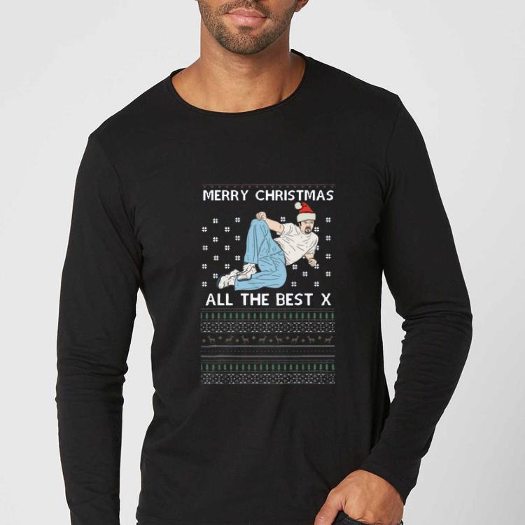 Pretty David Brent Merry christmas all the best x ugly christmas shirt 4 - Pretty David Brent Merry christmas all the best x ugly christmas shirt