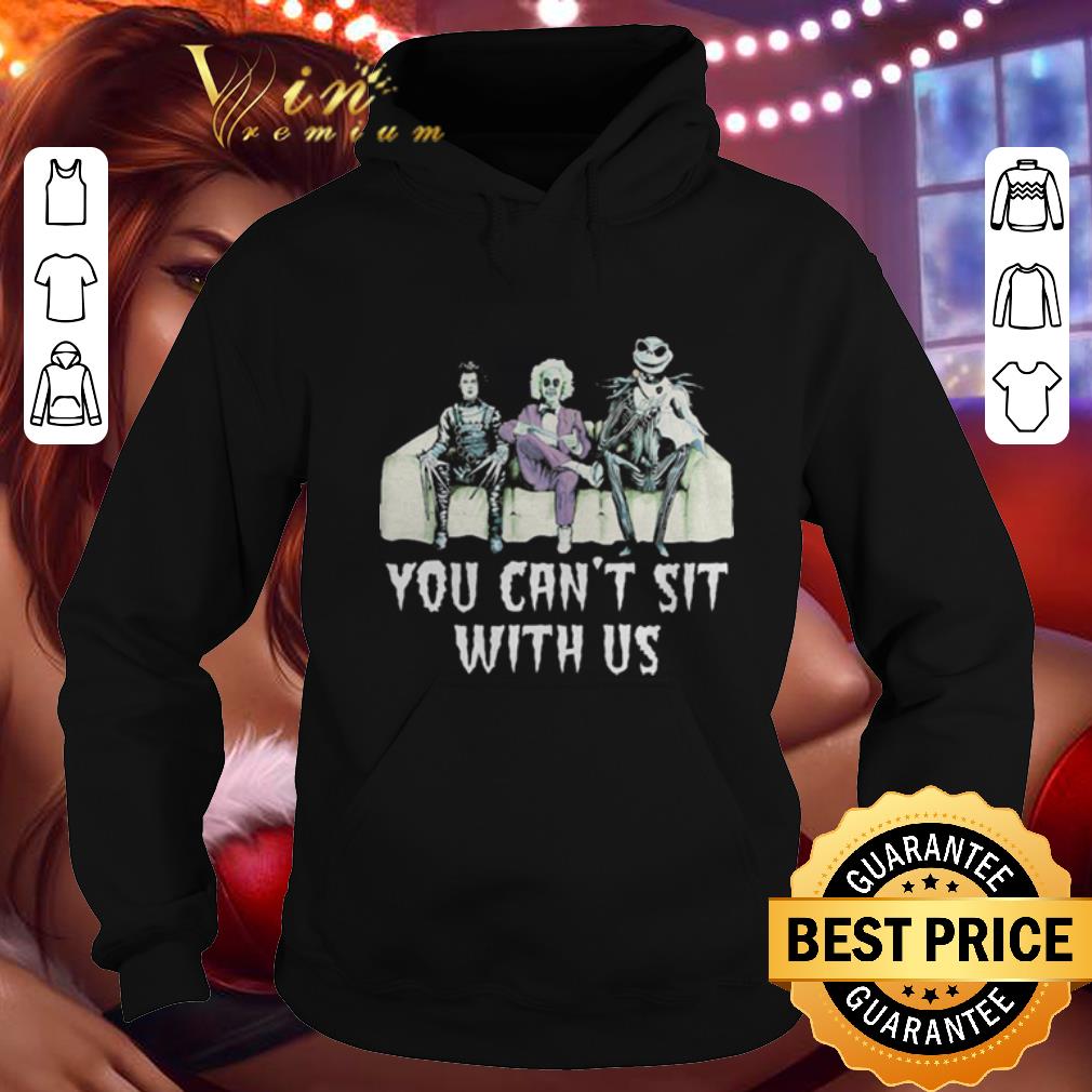 Pretty Jack Skellington characters you can t sit with us shirt 4 - Pretty Jack Skellington characters you can't sit with us shirt