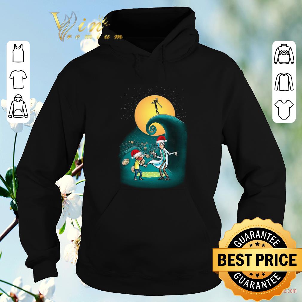 Pretty Rick and Morty Nightmare Before Christmas shirt sweater Pretty Rick and Morty Nightmare Before Christmas shirt sweater 4 - Pretty Rick and Morty Nightmare Before Christmas shirt sweater