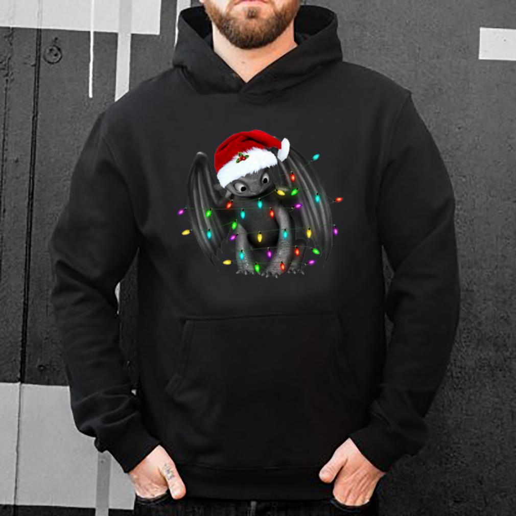 Pretty Santa Christmas Light Toothless Dragon shirt 4 - Pretty Santa Christmas Light Toothless Dragon shirt