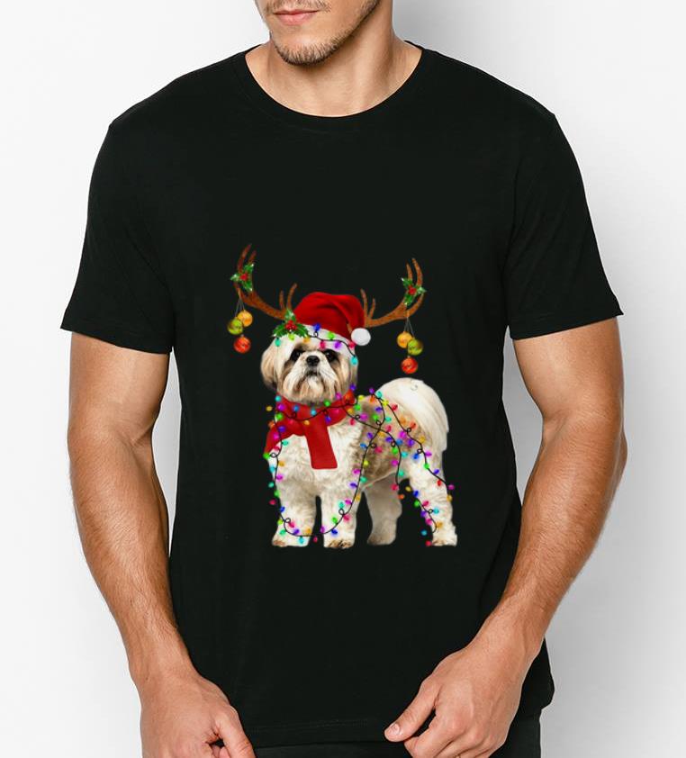 Pretty Shih Tzu Gorgeous Reindeer Christmas shirt 4 - Pretty Shih Tzu Gorgeous Reindeer Christmas shirt