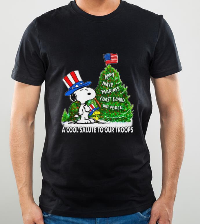 Pretty Snoopy Army And Marines Coast Guard Air Force Christmas Tree shirt 4 - Pretty Snoopy Army And Marines Coast Guard Air Force Christmas Tree shirt