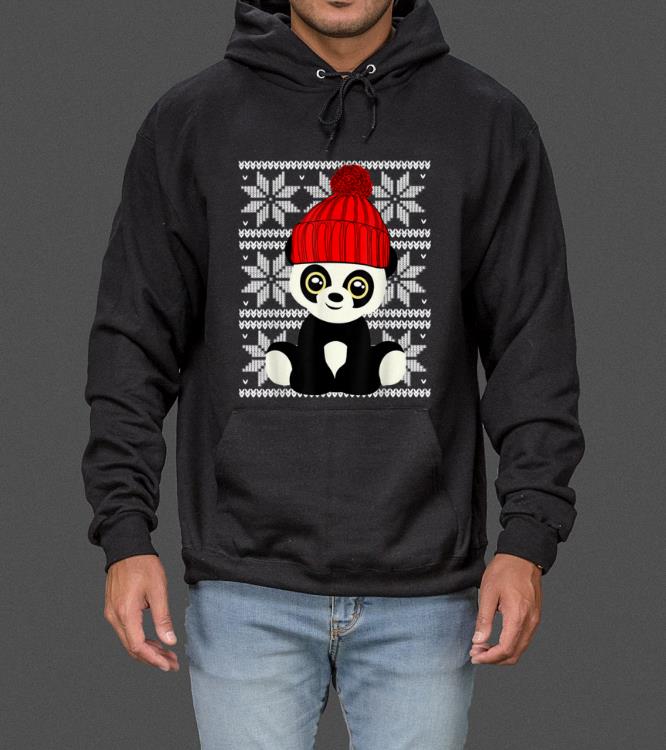 Pretty Ugly Christmas Cute Panda Toy Santa Hat Gift Present sweater 4 - Pretty Ugly Christmas Cute Panda Toy Santa Hat Gift Present sweater