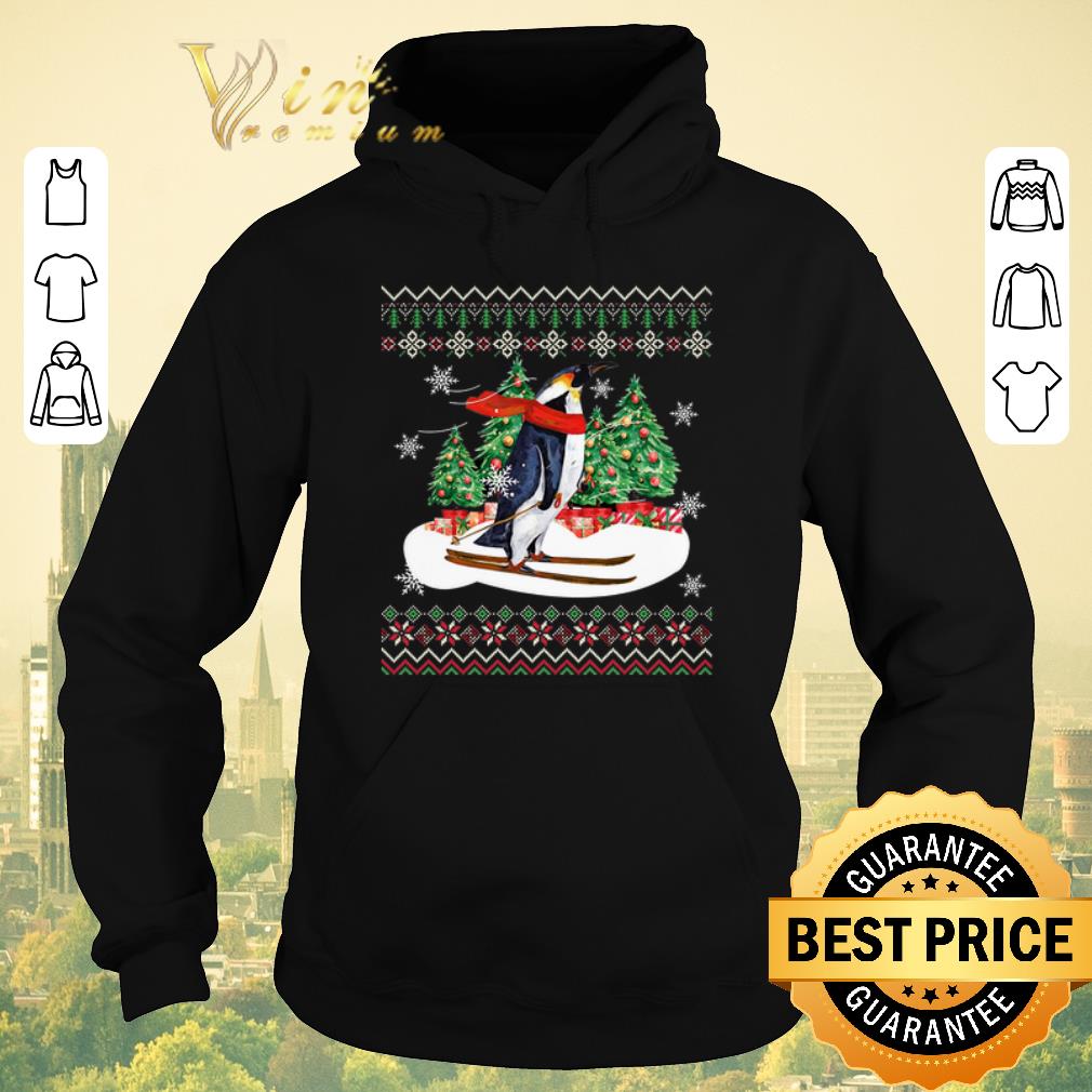 Pretty Ugly Christmas Penguin plays snowboarding shirt Pretty Ugly Christmas Penguin plays snowboarding shirt 4 - Pretty Ugly Christmas Penguin plays snowboarding shirt