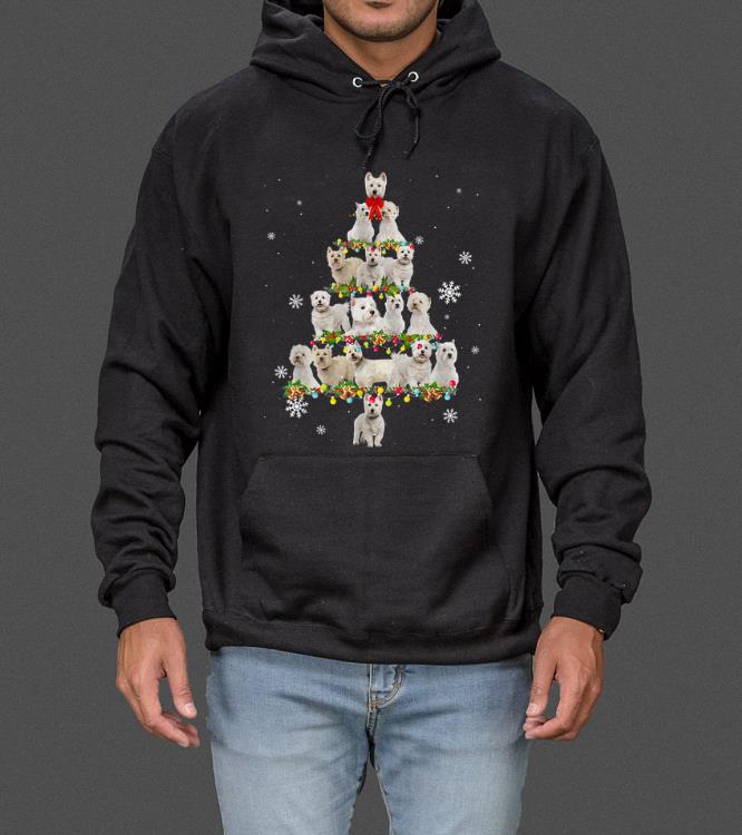 Pretty West Highland White Terrier Christmas Tree Lights Funny Xmas sweater 4 - Pretty West Highland White Terrier Christmas Tree Lights Funny Xmas sweater