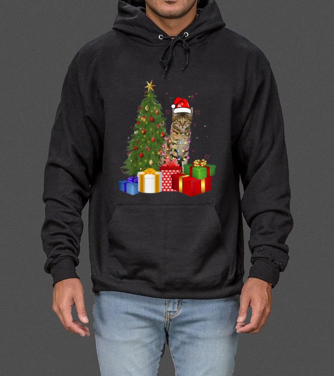 Santa Bengal Cat Christmas Tree Light Funny Xmas Cat sweater 4 - Santa Bengal Cat Christmas Tree Light Funny Xmas Cat sweater