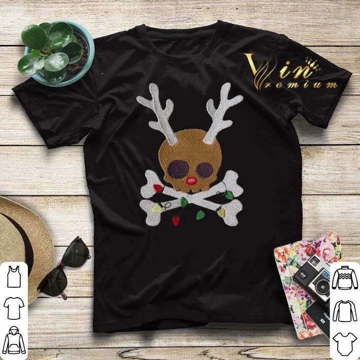 Skull reindeer Christmas lights shirt sweater Skull reindeer Christmas lights shirt sweater 4 - Skull reindeer Christmas lights shirt sweater