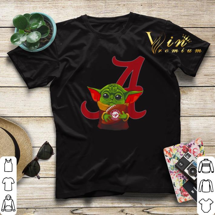 Star Wars Baby Yoda hug Alabama Crimson Mandalorian shirt sweater 4 - Star Wars Baby Yoda hug Alabama Crimson Mandalorian shirt sweater