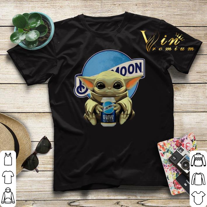 Star Wars Baby Yoda hug Blue Moon shirt 4 - Star Wars Baby Yoda hug Blue Moon shirt
