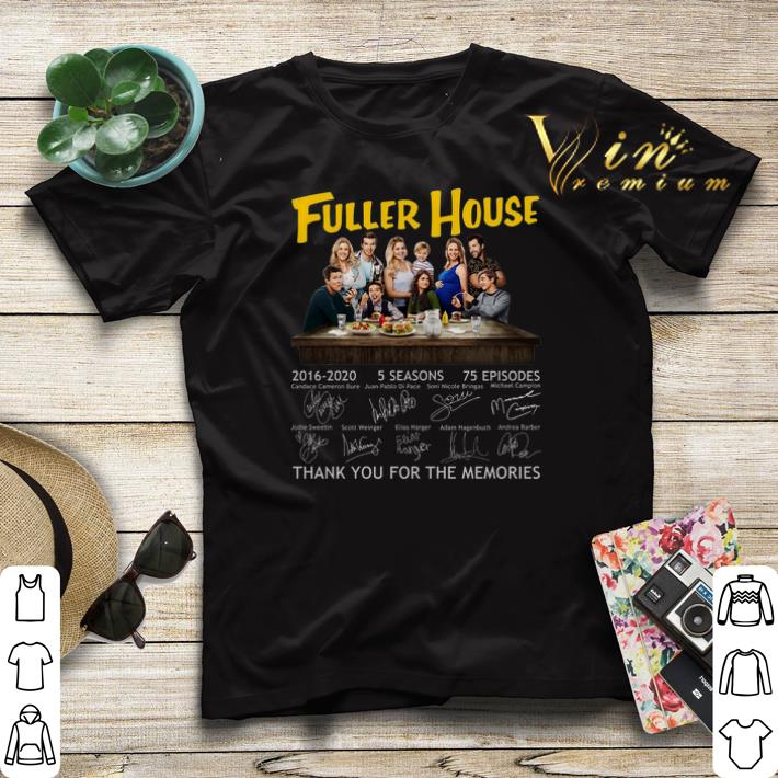Thank you for the memories Fuller House 2016 2020 all signature shirt 4 - Thank you for the memories Fuller House 2016 2020 all signature shirt