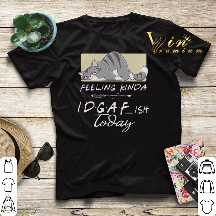 Tired Cat Feeling Kinda IDGAF Ish Today Friends shirt sweater 4 - Tired Cat Feeling Kinda IDGAF Ish Today Friends shirt sweater
