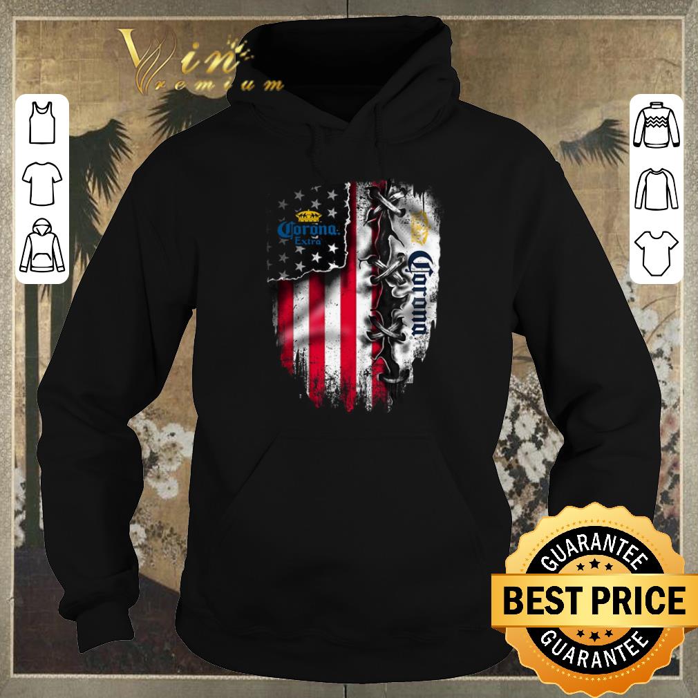 Top American flag Corona Extra inside shirt 4 - Top American flag Corona Extra inside shirt