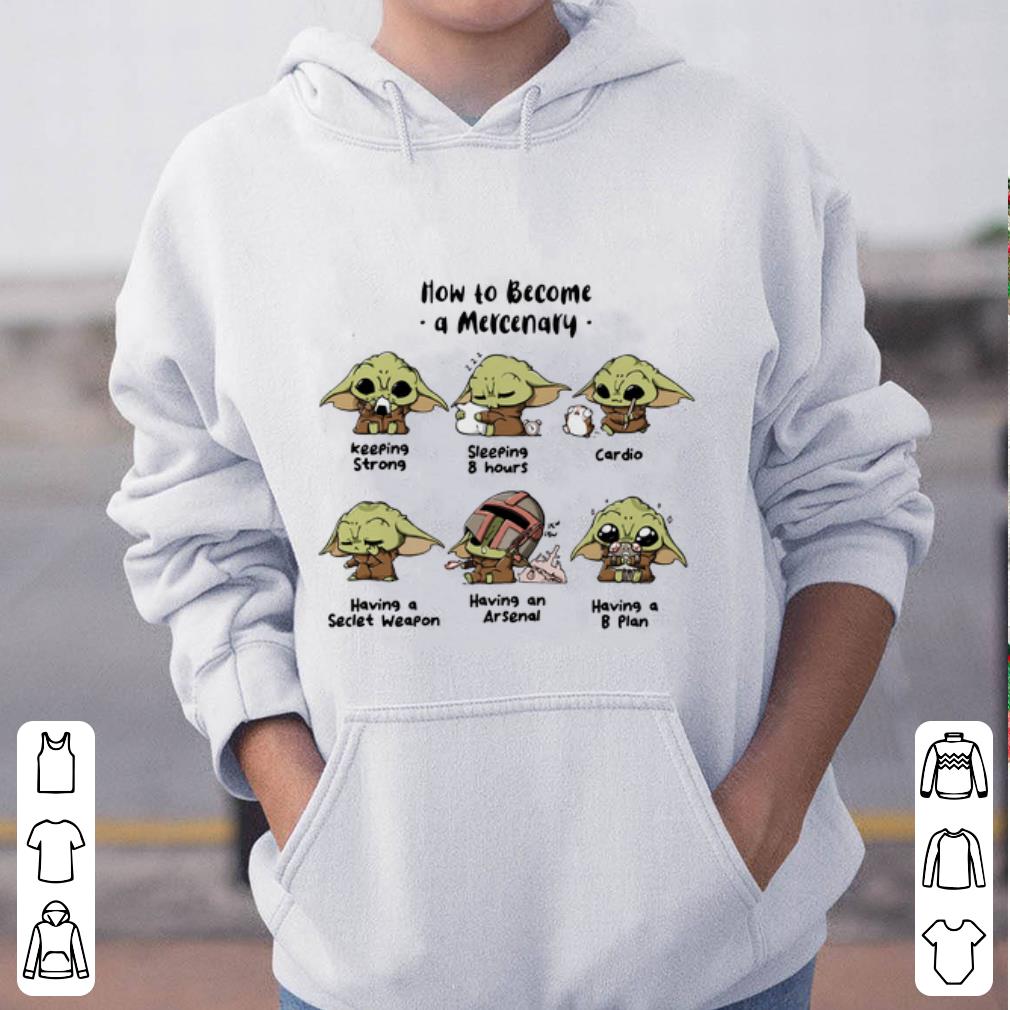 Top Baby Yoda Cute Child How To Become A Mercenary shirt 4 - Top Baby Yoda Cute Child How To Become A Mercenary shirt