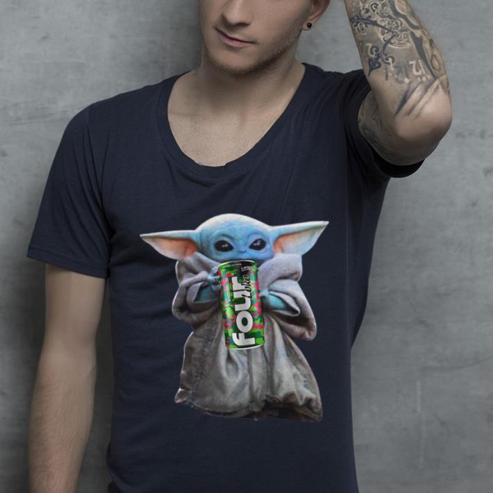 Top Baby Yoda Drink Four Loko shirt 4 - Top Baby Yoda Drink Four Loko shirt