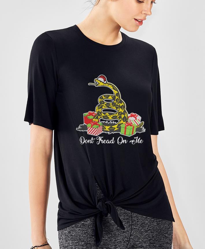 Top Dont Fread On The Santa Ugly Christmas shirt 4 - Top Dont Fread On The Santa Ugly Christmas shirt