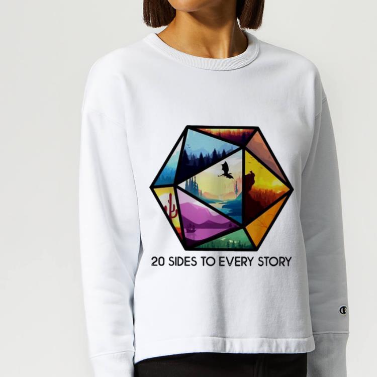 Top Dungeons And Dinosaurs 20 Sides To Every Story shirt 4 - Top Dungeons And Dinosaurs 20 Sides To Every Story shirt