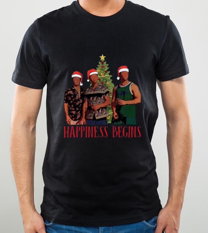 Top Happiness Begins Christmas Tree Brothers shirt 4 - Top Happiness Begins Christmas Tree Brothers shirt