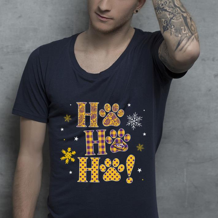 Top Lsu Tigers Ho ho ho christmas shirt 4 - Top Lsu Tigers Ho ho ho christmas shirt