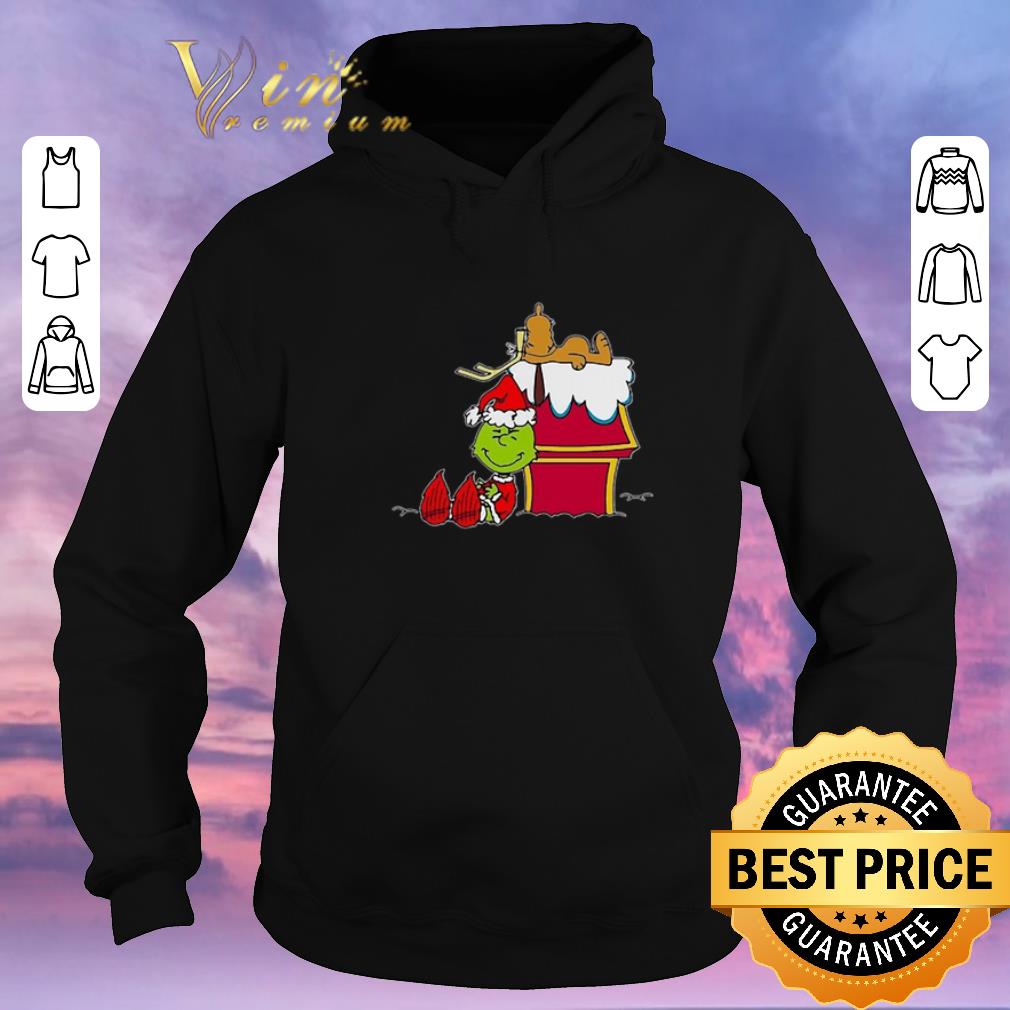 Top Santa Grinch And Moose Christmas shirt sweater 4 - Top Santa Grinch And Moose Christmas shirt sweater