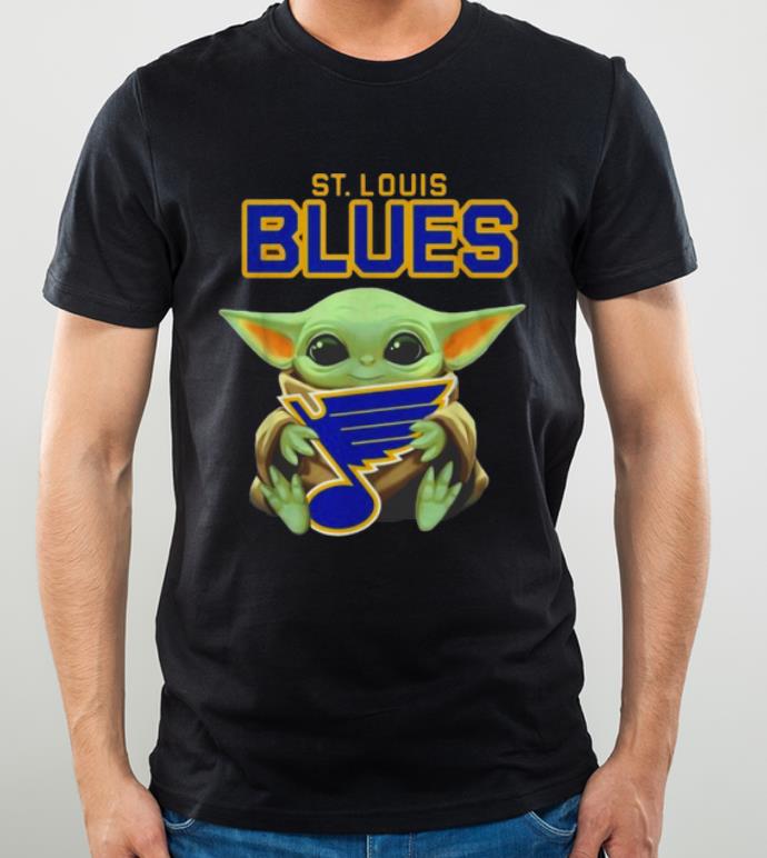 Top Star Wars Baby Yoda Hug NHL St Louis Blues shirt 4 - Top Star Wars Baby Yoda Hug NHL St. Louis Blues shirt