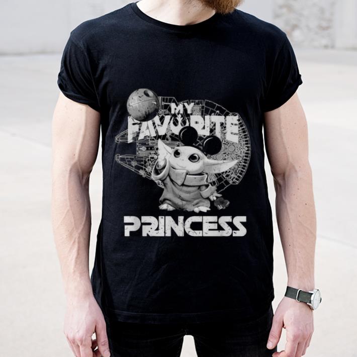 Top Star Wars Baby Yoda My Favorite Princess shirt 4 - Top Star Wars Baby Yoda My Favorite Princess shirt