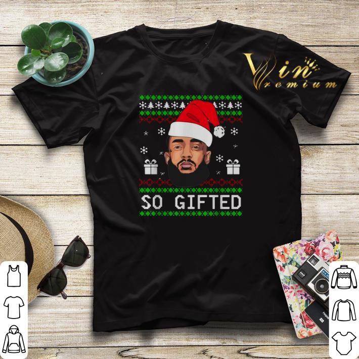 Ugly Christmas Nipsey Hussle So Gifted sweater 4 - Ugly Christmas Nipsey Hussle So Gifted sweater