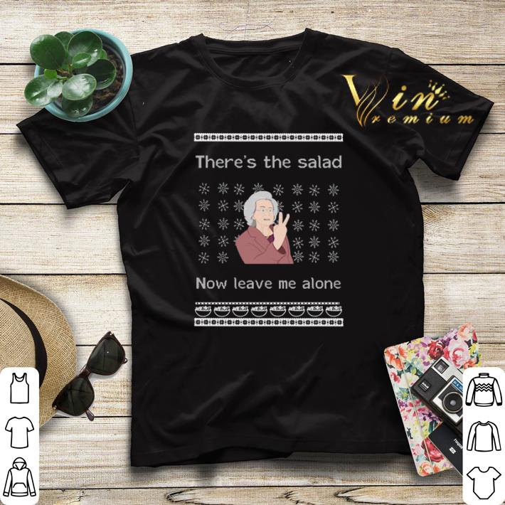 Ugly Christmas There's the salad now leave me alone sweater Ugly Christmas There s the salad now leave me alone sweater 4 - Ugly Christmas There's the salad now leave me alone sweater