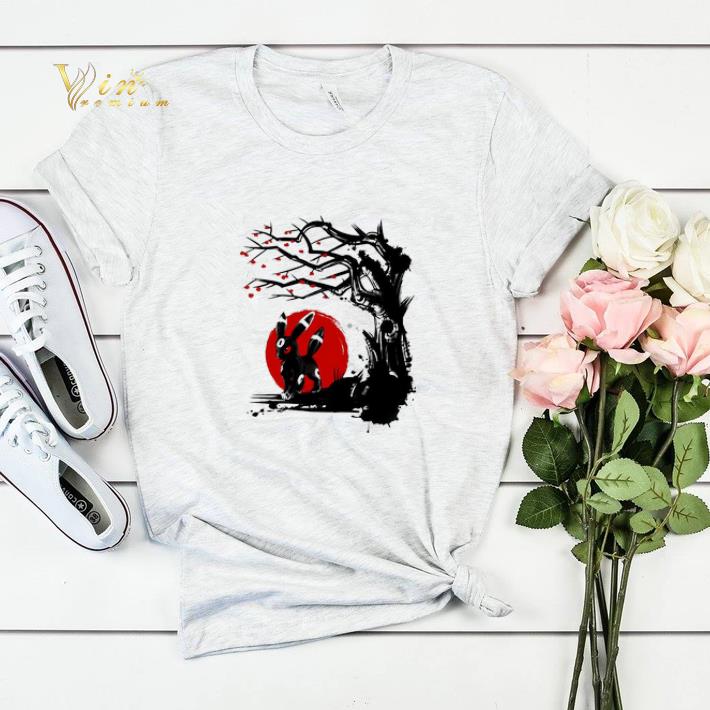 Umbreon Pokemon Dark type under the sun cherry blossom shirt sweater 4 - Umbreon Pokemon Dark type under the sun cherry blossom shirt sweater