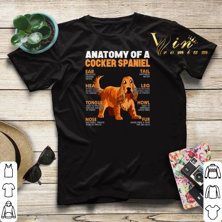 Anatomy Of A Cocker Spaniel The Function Of Dog s Part shirt sweater 4 - Anatomy Of A Cocker Spaniel The Function Of Dog's Part shirt sweater