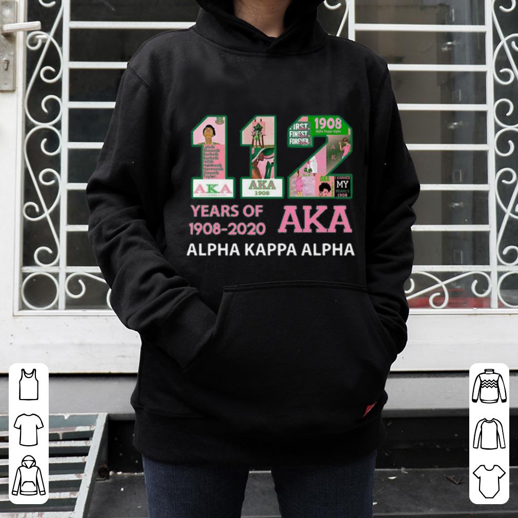 Awesome 112 Years Of Aka Alpha Kappa Alpha 1908 2020 shirt 4 - Awesome 112 Years Of Aka Alpha Kappa Alpha 1908 2020 shirt
