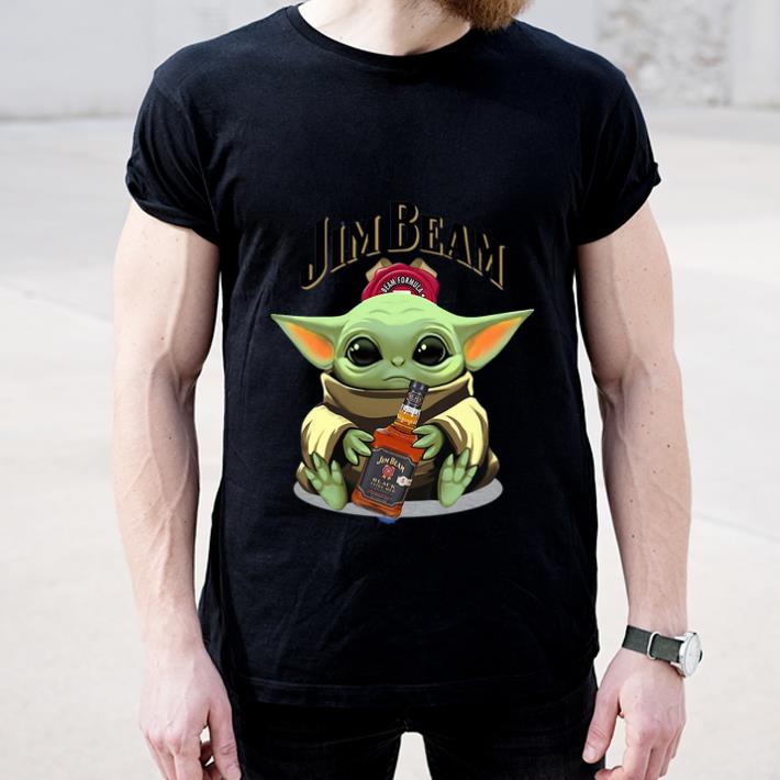 Awesome Baby Yoda Hug Jim Beam shirt 4 - Awesome Baby Yoda Hug Jim Beam shirt